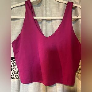 All in Motion - cropped tank sports bra